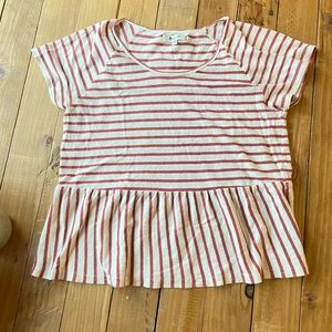 Swing panel Striped tee